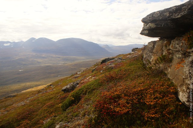 View on the valley of the Abiskojokka
