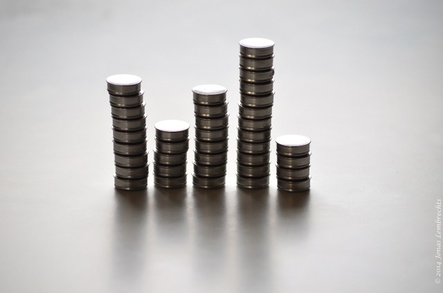 Histogram of soil temperature sensors