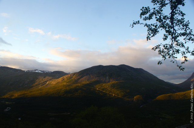Evening in the Norwegian mountains