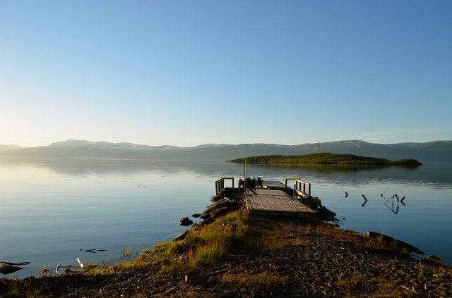 Törneträsk lake