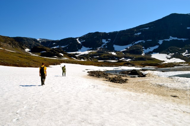 Hiking in the Swedish mountains