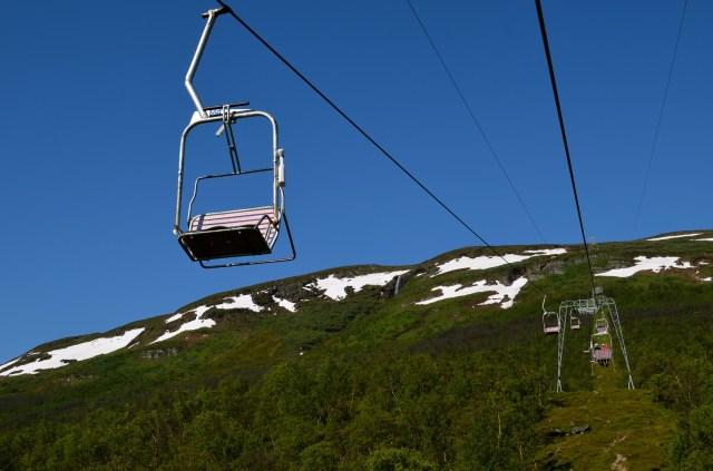 Chairlift to Nuolja mountain