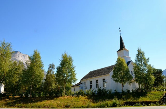 Picturesque valley of Skjomdal