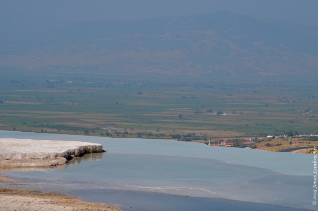 Flooded terraces in Pammukale