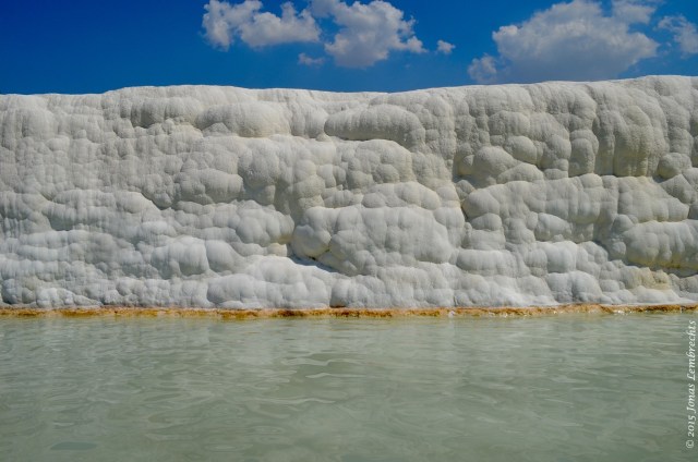 Flooded terraces in Pammukale