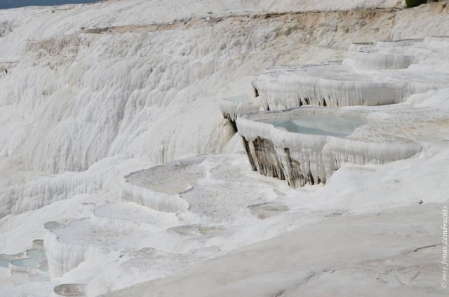 Flooded terraces in Pammukale