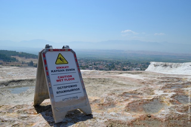 Tourism in Pamukkale, Turkey