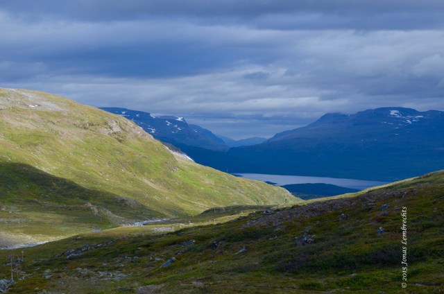 Green hills and blue light