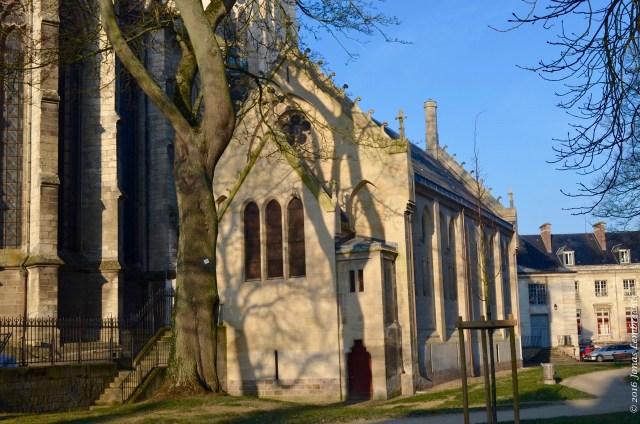 Cathedral of Amiens from le Parc de l'Evêché