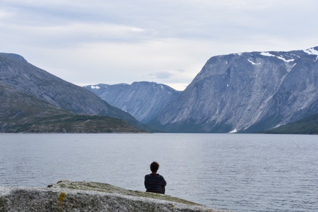 Overlooking the Skjomen fjord
